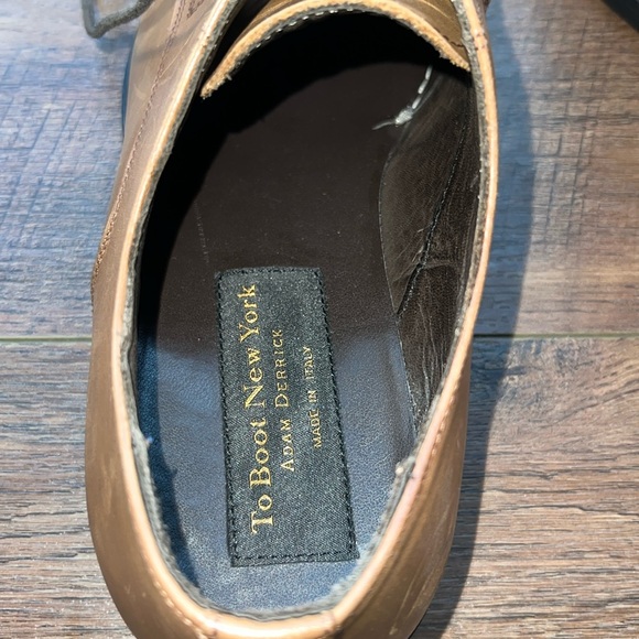 To Boot New York Adam Derrick Leathee Men's Oxford - Picture 8 of 13